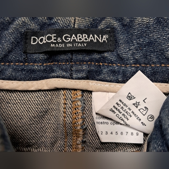 Dolce & Gabbana Mid Length Denim Skirt Size L - Picture 4 of 4